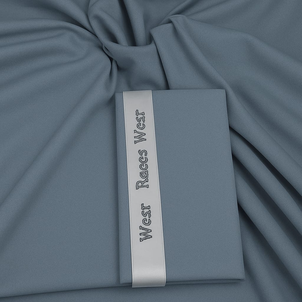 Raees Wear – Premium Unstitched Wash & Wear Dark blue Gray color for Men