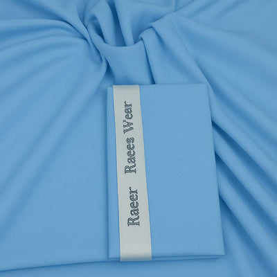 Raees Wear – Premium Unstitched Wash & Wear sky color for Men